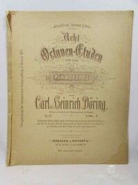 Döring, Carl Heinrich, Octaven-Etuden für das Pianoforte, 0
