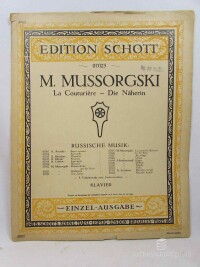 Mussorgski, Modest, La Couturiére / Die Näherin - Klavier, 0