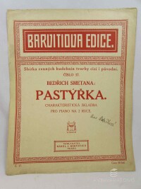 Smetana, Bedřich, Pastýřka: Charakteristický skladba, Pro piano na 2 ruce - Č. 17, 0