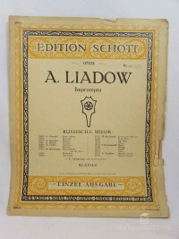 Liadow, Anatolij, Impromptu: Klavier, 0
