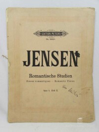 Jensen, Adolf, Romantische Studien ein Cyclus von Siebzehn Clavierstücken, 0
