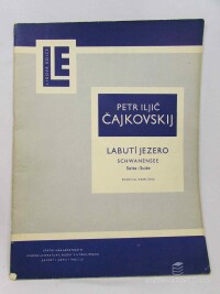 Čajkovskij, Petr Iljič, Labutí jezero: Pro klavír na dvě ruce / Schwanesee / Für Klavier 2händig, 1959