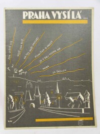 kolektiv, autorů, Praha vysílá: Sbírka 7 moderních chansonů a tanců s úplnými texty, 1931