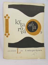 Antonín, Jan, Kytarová sóla 9: I. suita pro kytaru, 1962
