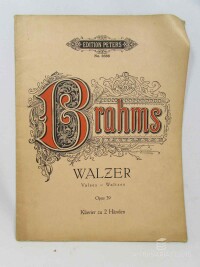 Brahms, Johannes, Walzer für Klavier zu 2 Händen, 0