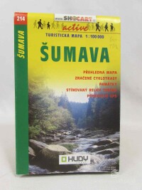 kolektiv, autorů, Šumava: Přehledná mapa, Značené cyklotrasy, památky, stínovaný reliéf terénu, Podporuje GPS - 1:100 000, 2010