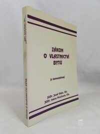 Fiala, Josef, Průchová, Ivana, Zákon o vlastnictví bytů s komentářem, 1994