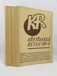 kolektiv, autorů, Křesťanská revue, ročník XIV, čísla 1-10, 1947