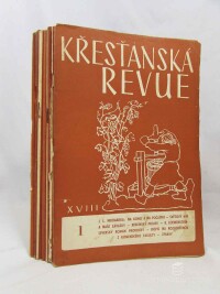 kolektiv, autorů, Křesťanská revue, ročník XVIII, čísla 1-10, 1951