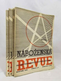 kolektiv, autorů, Náboženská revue, ročník XXI, čísla 1-6, 1950