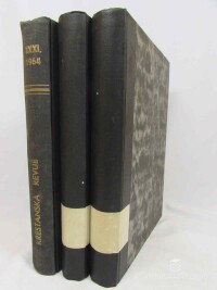 kolektiv, autorů, Křesťanská revue + Theologická příloha Křesťanské revue, ročník XXIV, XXV, XXXI - 1957, 1958, 1964, 1957