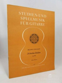Giuliani, Mauro, 24 Leichte Etüden op. 100 Herausgegeben von Bruno Henze, 1959