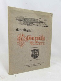 Klapka, Karel, Cechovní památky: Obce Vlastějovic (okres Dolní Kralovice), 1936