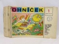 Lapáčková, Marie, Ohníček, zábavný čtrnáctideník, ročník 34, čísla 1-11, 14-20, 1983