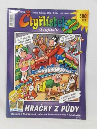 Němeček, Jaroslav, Čeňková, Tereza, Čtyřlístek 580, 579: Hračky z půdy, Zkamenělý koráb, 2014