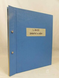 kolektiv, autorů, Zkratky a kódy L 8400, třetí vydání, 1991