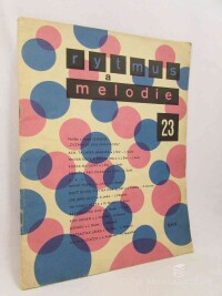 kolektiv, autorů, Rytmus a melodie 23, 1962