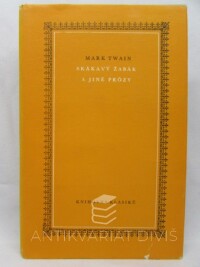 Twain, Mark, Skákavý žabák a jiné prózy, 1979