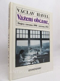 Havel, Václav, Vážení občané,, 1992