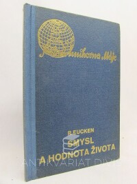 Eucken, Rudolf, Smysl a hodnota života, 1938