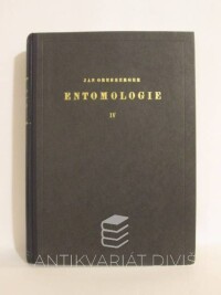 Obenberger, Jan, Entomologie IV (systematická část 3), 1958