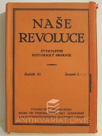 Werstadt, Jaroslav, Naše revoluce - Čtvrtletní historický sborník, ročník XI., svazek 1, 2, 3-4, 1935