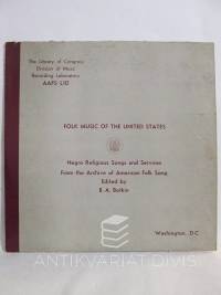 Botkin, B. A., Folk Music of the United States: Negro Religious Songs and Services, 0