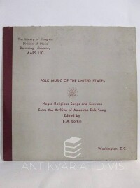 Botkin, B. A., Folk Music of the United States: Negro Religious Songs and Services, 0