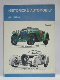 Helekal, Ivan, Historické automobily, 1987