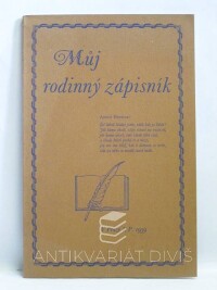 Bek, Augustin, Můj rodinný zápisník, 1939