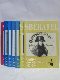 kolektiv, autorů, Sběratel: Časopis pro sběratele kuriozit 1991/1, 2; 1994/1, 2, 3, 4; 1995/1, 1991