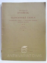 Dvořák, Antonín, Slovanské tance, op. 46 - Piano, 1955