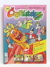 Němeček, Jaroslav, Lamkovi, Hana a Josef, Čtyřlístek 340 14/2002: Patálie s vulkánem, 2002