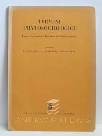 Fukarek, F., Jasnowski, M., Neuhäusl, R., Termini phytosociologici: Linguis Germanica et Bohemica et Polonica expressi, 1964