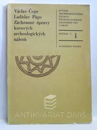 Čupr, Václav, Págo, Ladislav, Záchranné úpravy kovových archeologických nálezů, 1977