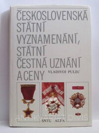 Pulec, Vladivoj, Československá státní vyznamenání, státní čestná uznání a ceny, 1980