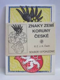 Čech, Z. J. K., Znaky zemí Koruny české - soubor 13 pohlednic, 0