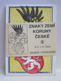 Čech, Z. J. K., Znaky zemí Koruny české - soubor 13 pohlednic, 0