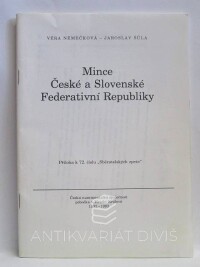 Šůla, Jaroslav, Němečková, Věra, Mince České a Slovenské Federativní Republiky, 1993