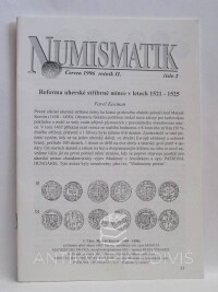 kolektiv, autorů, Numismatik - červen 1996, ročník II., číslo 2, 1996