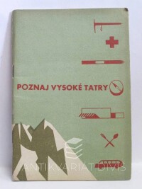 kolektiv, autorů, Poznaj Vysoké Tatry, 1951