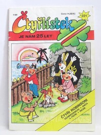 Němeček, Jaroslav, Lamkovi, Hana a Josef, Čtyřlístek 221: Čtyři Robinsoni, 1994