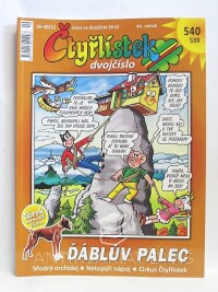 Němeček, Jaroslav, Svitalský, Richard, Svitalský, Slavomír, Čtyřlístek 539, 540: Ďáblův palec (dvojčíslo), 2012