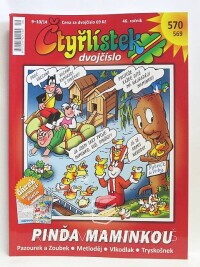 Němeček, Jaroslav, Lamková, Hana, Čtyřlístek 569, 570: Pinďa maminkou, 2014