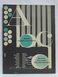 kolektiv, autorů, Abcd melodií mladého harmonikáře, 1961