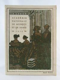kolektiv, autorů, Académie Nationale de Musique et de Danse 1924, 1924