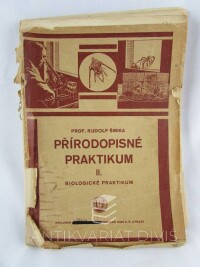 Šmika, Rudolf, Přírodopisné praktikum II., 1935