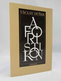 Dušek, Václav, Aforistikon, 1996