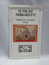 kolektiv, autorů, Sušické sirkařství, 1989