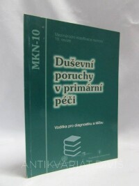 kolektiv, autorů, Duševní poruchy v primární péči, 2001